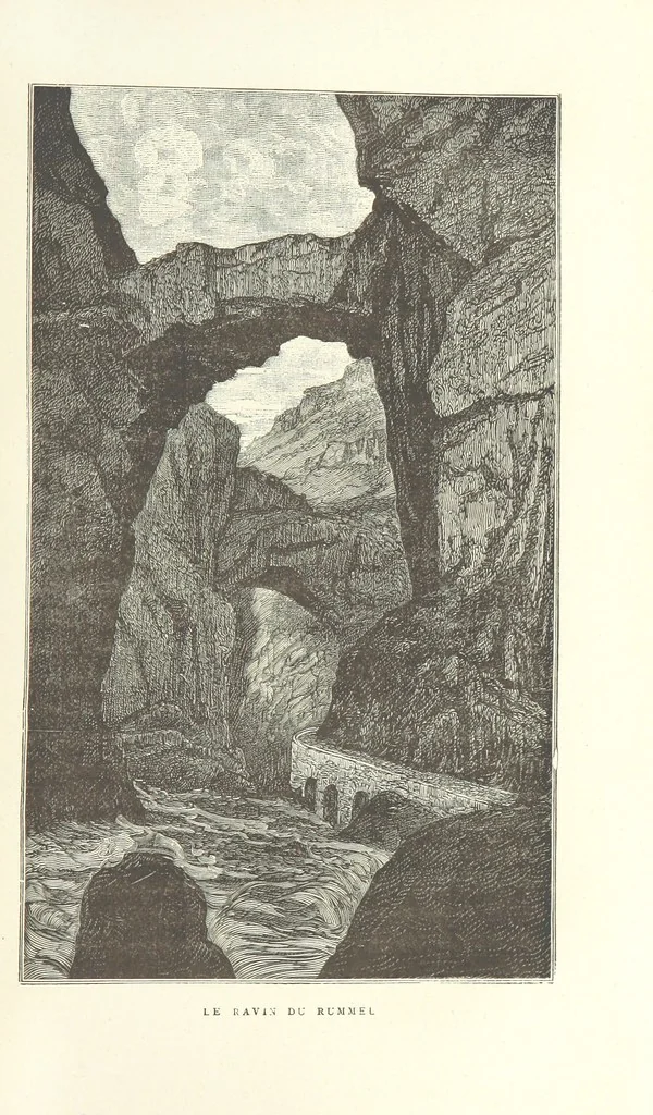 An illustration from Kabyles et Kroumirs ... Dessins de MM. Andrieux, Duhousset, C. Gosselin, II. Vogel, d'après le croquis de l'auteur. Gravure de F. Méaulle, 1882, leaf 63