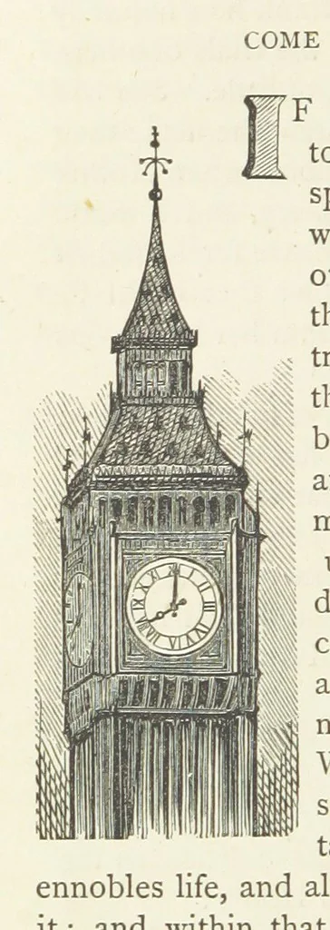 An illustration from Christmas Stories. Blade-O'-Grass, Golden Grain, and Bread and Cheese and Kisses, 1874, leaf 208