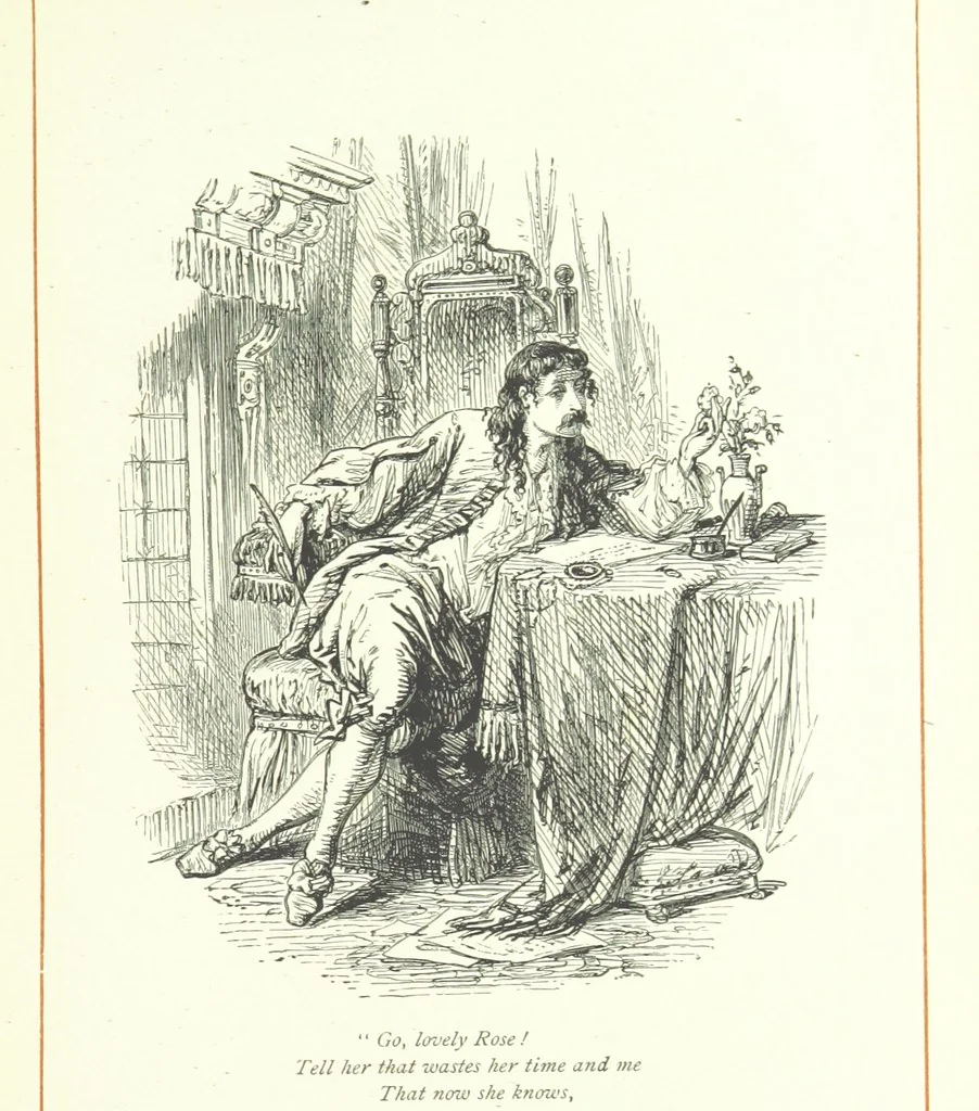 An illustration from With the Poets. A selection of English Poetry, 1883, leaf 147