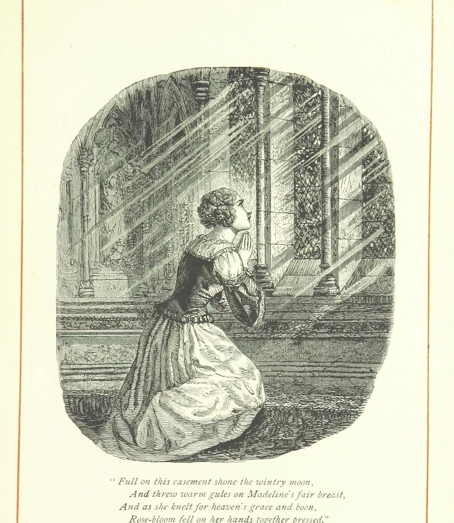 An illustration from With the Poets. A selection of English Poetry, 1883, leaf 345