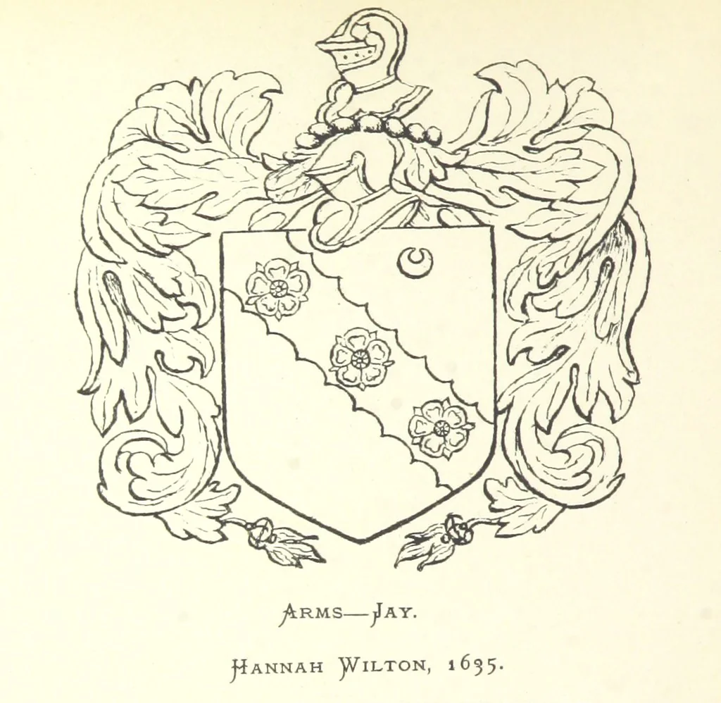 An illustration from The Church Heraldry of Norfolk: a description of all coats of arms on brasses, monuments, etc., now to be found in the county. Illustrated ... With Notes from the inscriptions attached, 1885, leaf 104