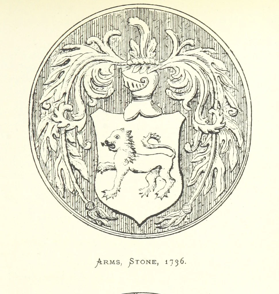 An illustration from The Church Heraldry of Norfolk: a description of all coats of arms on brasses, monuments, etc., now to be found in the county. Illustrated ... With Notes from the inscriptions attached, 1885, leaf 395