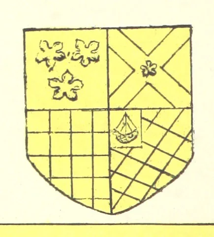 An illustration from The Church Heraldry of Norfolk: a description of all coats of arms on brasses, monuments, etc., now to be found in the county. Illustrated ... With Notes from the inscriptions attached, 1885, leaf 434