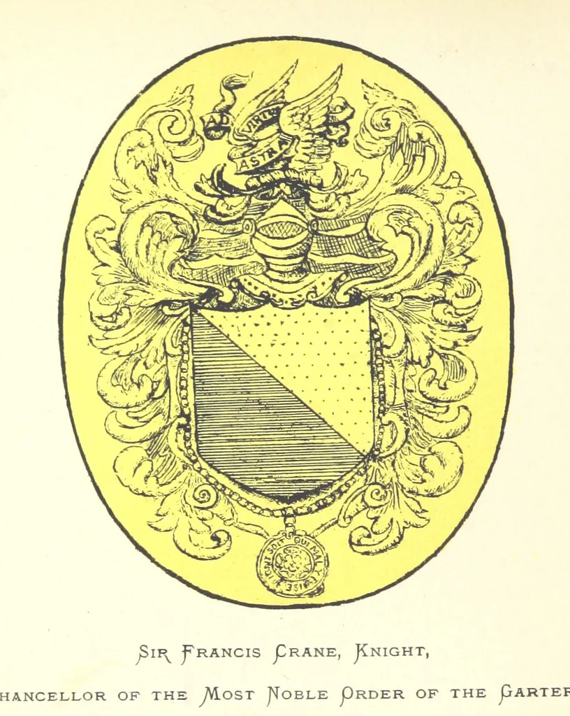 An illustration from The Church Heraldry of Norfolk: a description of all coats of arms on brasses, monuments, etc., now to be found in the county. Illustrated ... With Notes from the inscriptions attached, 1885, leaf 434