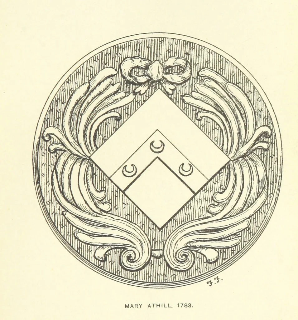 An illustration from The Church Heraldry of Norfolk: a description of all coats of arms on brasses, monuments, etc., now to be found in the county. Illustrated ... With Notes from the inscriptions attached, 1885, leaf 101