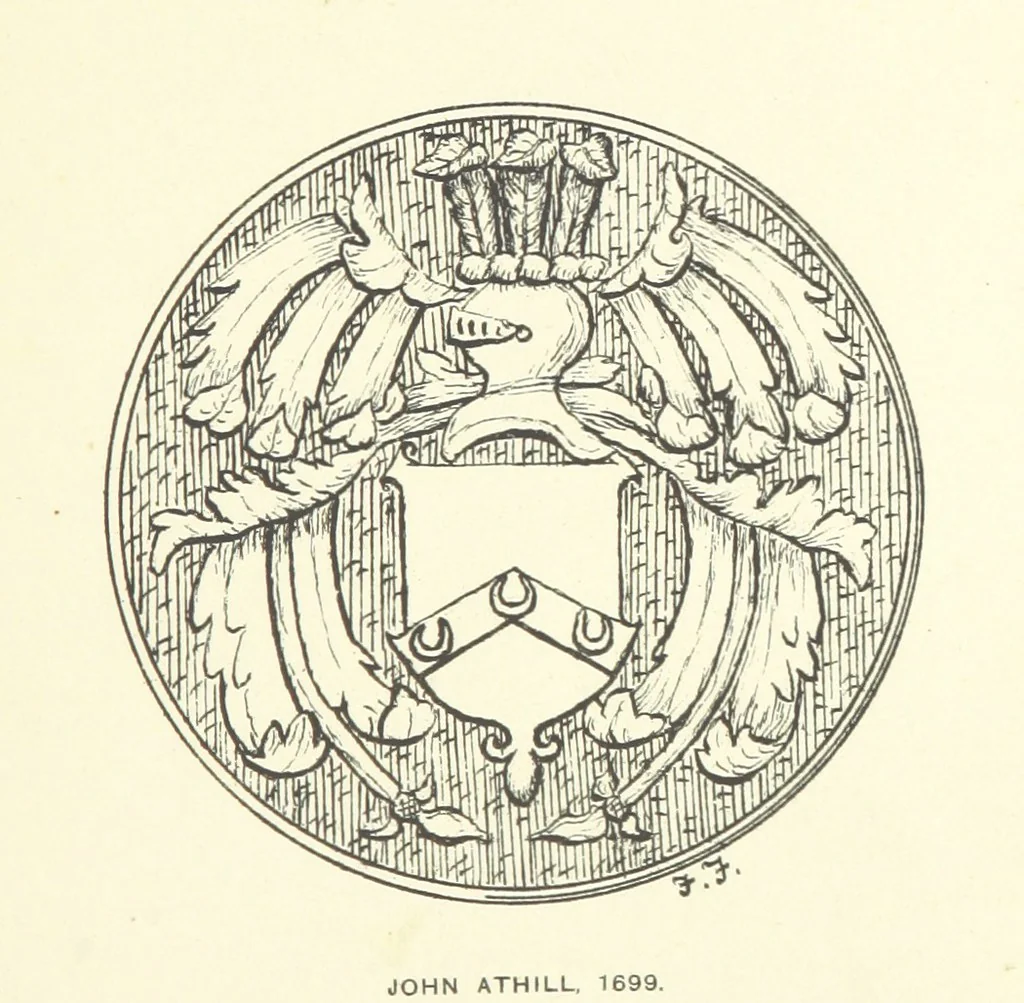 An illustration from The Church Heraldry of Norfolk: a description of all coats of arms on brasses, monuments, etc., now to be found in the county. Illustrated ... With Notes from the inscriptions attached, 1885, leaf 141