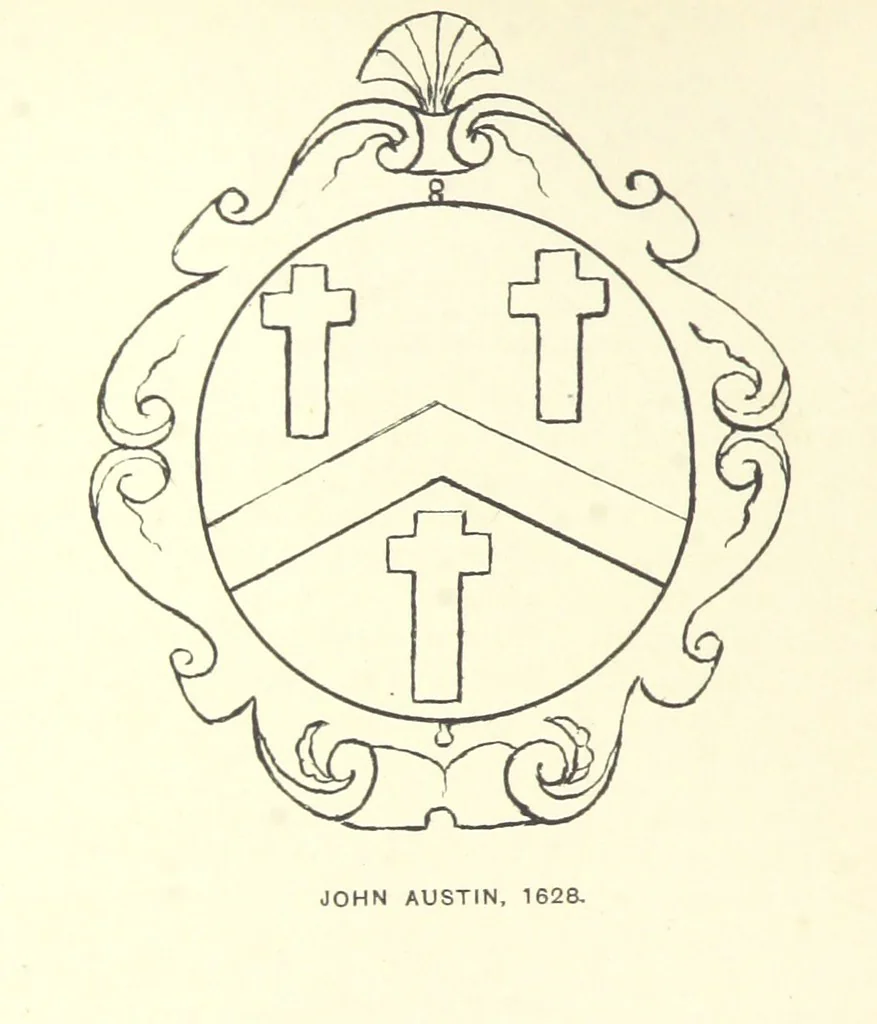 An illustration from The Church Heraldry of Norfolk: a description of all coats of arms on brasses, monuments, etc., now to be found in the county. Illustrated ... With Notes from the inscriptions attached, 1885, leaf 306