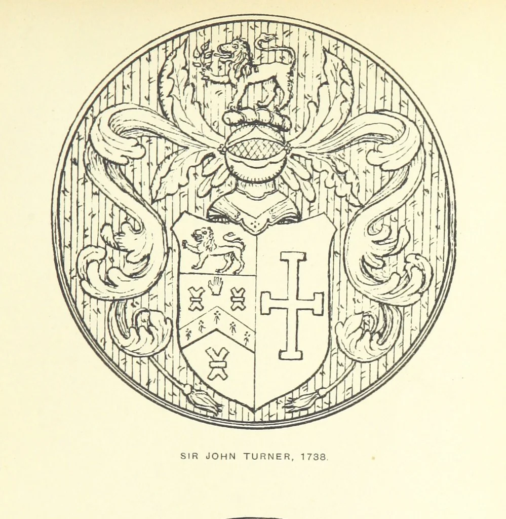 An illustration from The Church Heraldry of Norfolk: a description of all coats of arms on brasses, monuments, etc., now to be found in the county. Illustrated ... With Notes from the inscriptions attached, 1885, leaf 503