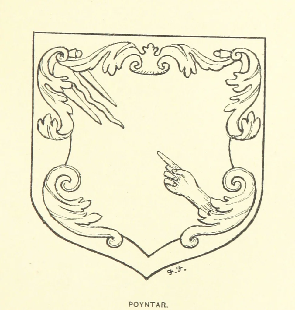 An illustration from The Church Heraldry of Norfolk: a description of all coats of arms on brasses, monuments, etc., now to be found in the county. Illustrated ... With Notes from the inscriptions attached, 1885, leaf 107