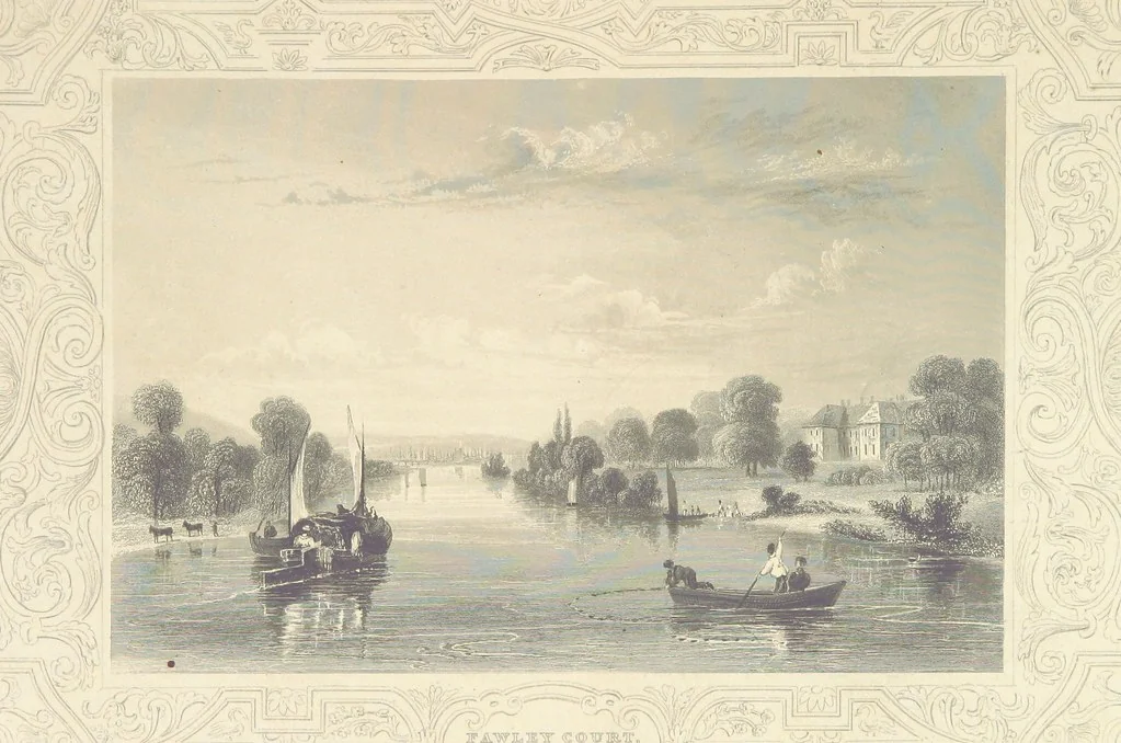 An illustration from Tombleson's Thames. [Plates. German edition. Descriptive text by W. G. Fearnside.] Ger, 1834, leaf 103