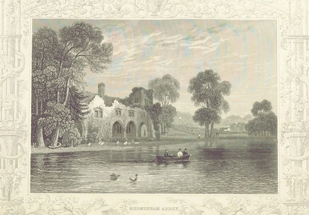 An illustration from Tombleson's Thames. [Plates. German edition. Descriptive text by W. G. Fearnside.] Ger, 1834, leaf 106