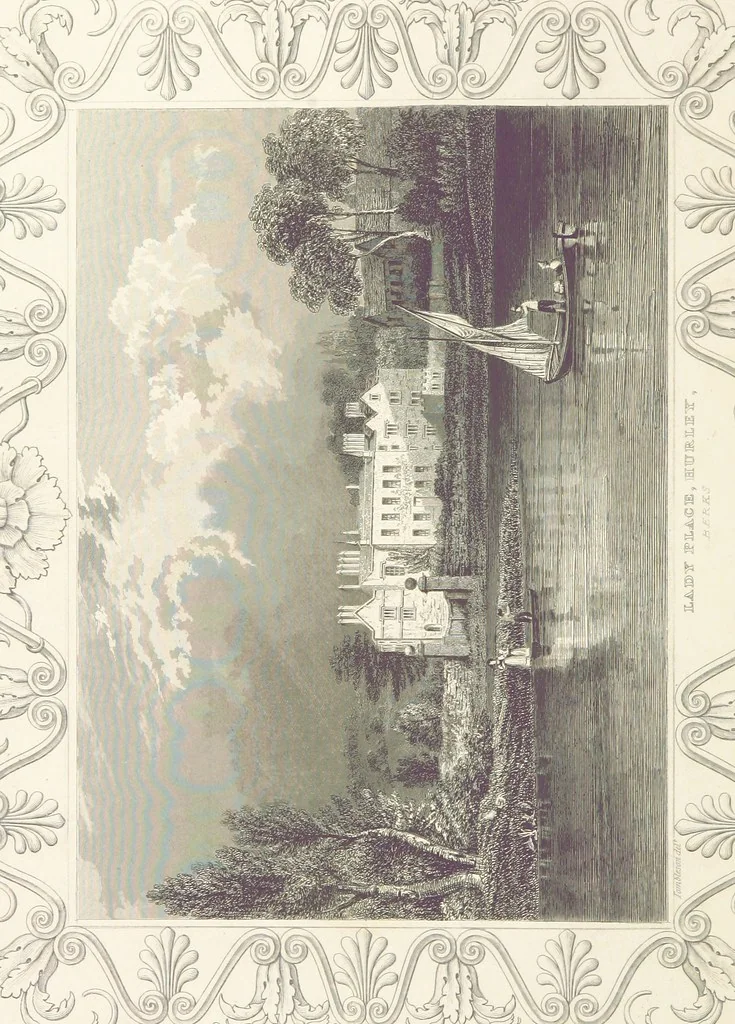 An illustration from Tombleson's Thames. [Plates. German edition. Descriptive text by W. G. Fearnside.] Ger, 1834, leaf 110