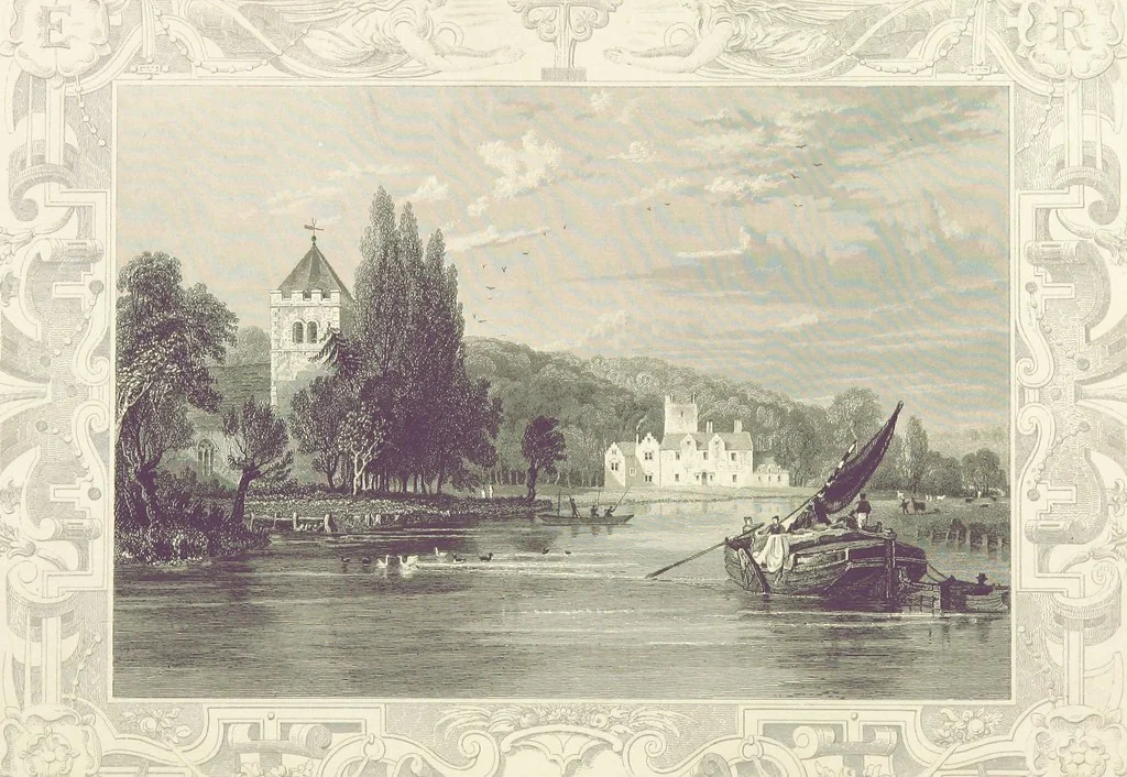 An illustration from Tombleson's Thames. [Plates. German edition. Descriptive text by W. G. Fearnside.] Ger, 1834, leaf 118