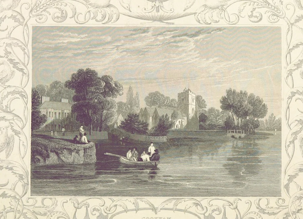 An illustration from Tombleson's Thames. [Plates. German edition. Descriptive text by W. G. Fearnside.] Ger, 1834, leaf 122