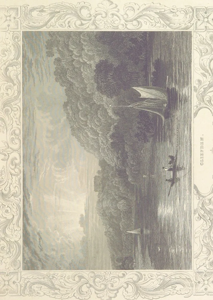 An illustration from Tombleson's Thames. [Plates. German edition. Descriptive text by W. G. Fearnside.] Ger, 1834, leaf 133