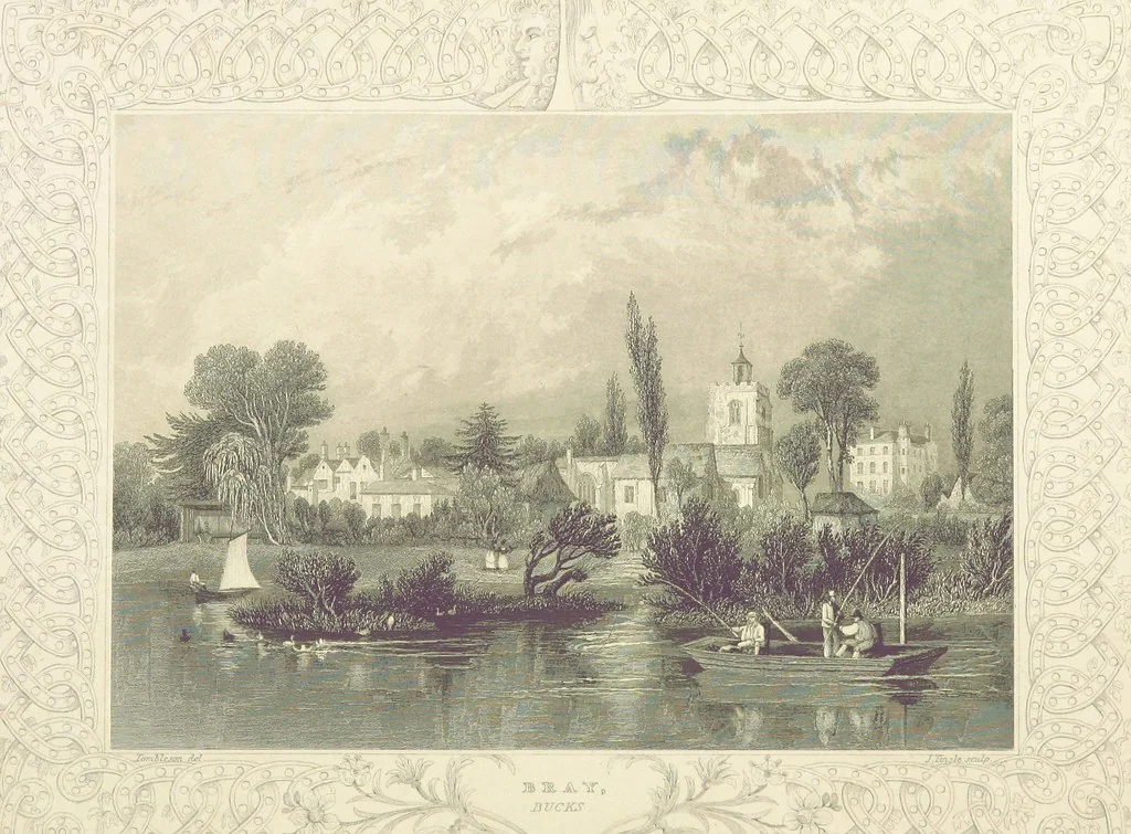 An illustration from Tombleson's Thames. [Plates. German edition. Descriptive text by W. G. Fearnside.] Ger, 1834, leaf 148