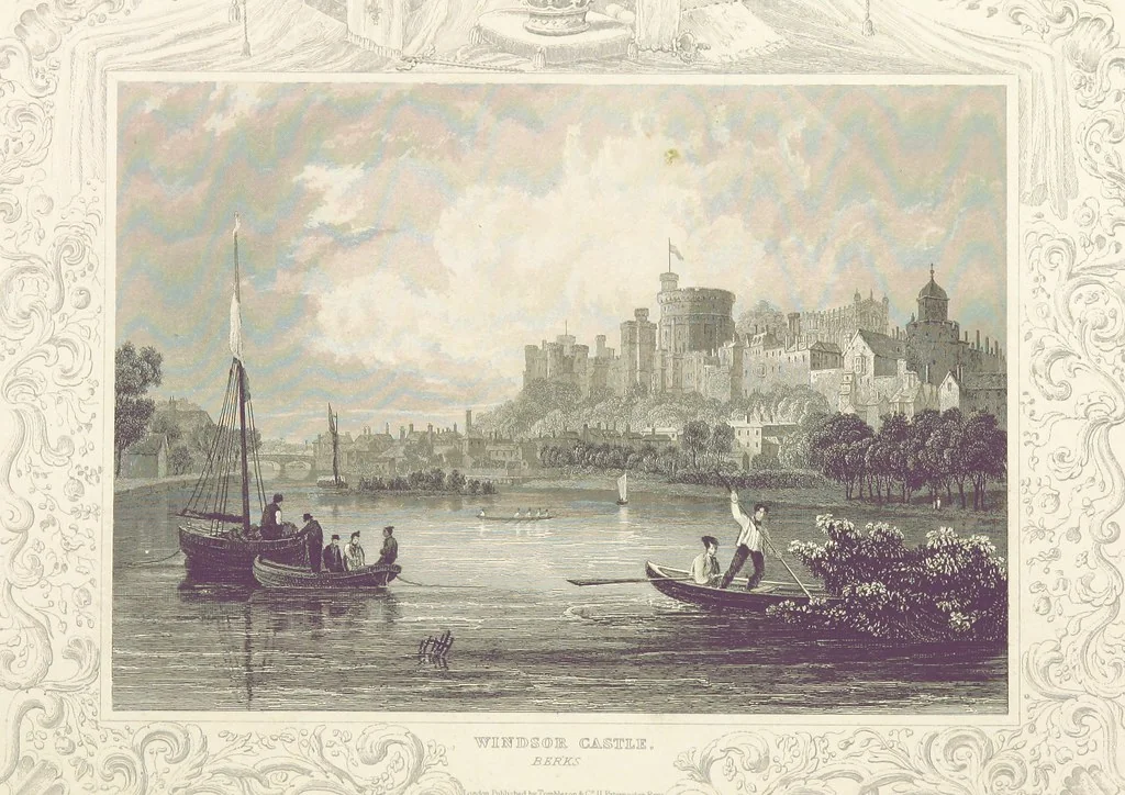 An illustration from Tombleson's Thames. [Plates. German edition. Descriptive text by W. G. Fearnside.] Ger, 1834, leaf 154