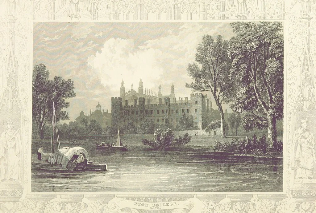 An illustration from Tombleson's Thames. [Plates. German edition. Descriptive text by W. G. Fearnside.] Ger, 1834, leaf 166