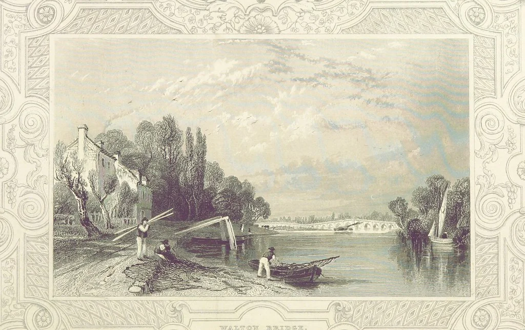 An illustration from Tombleson's Thames. [Plates. German edition. Descriptive text by W. G. Fearnside.] Ger, 1834, leaf 186