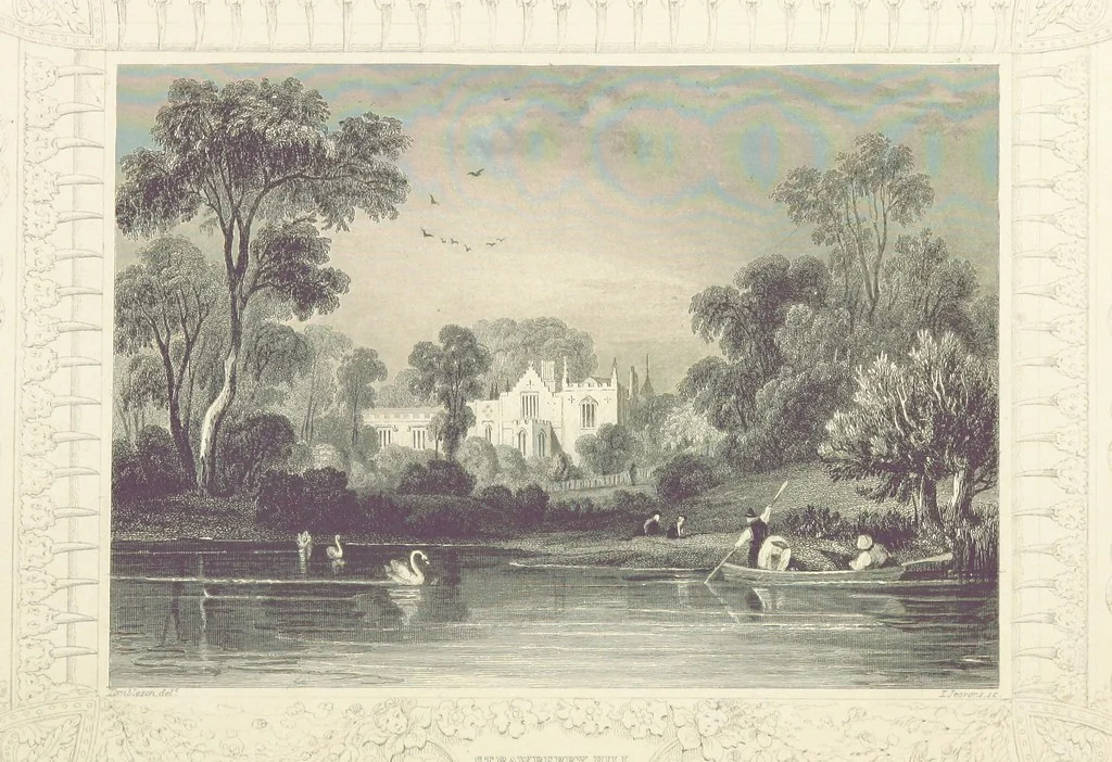 An illustration from Tombleson's Thames. [Plates. German edition. Descriptive text by W. G. Fearnside.] Ger, 1834, leaf 206