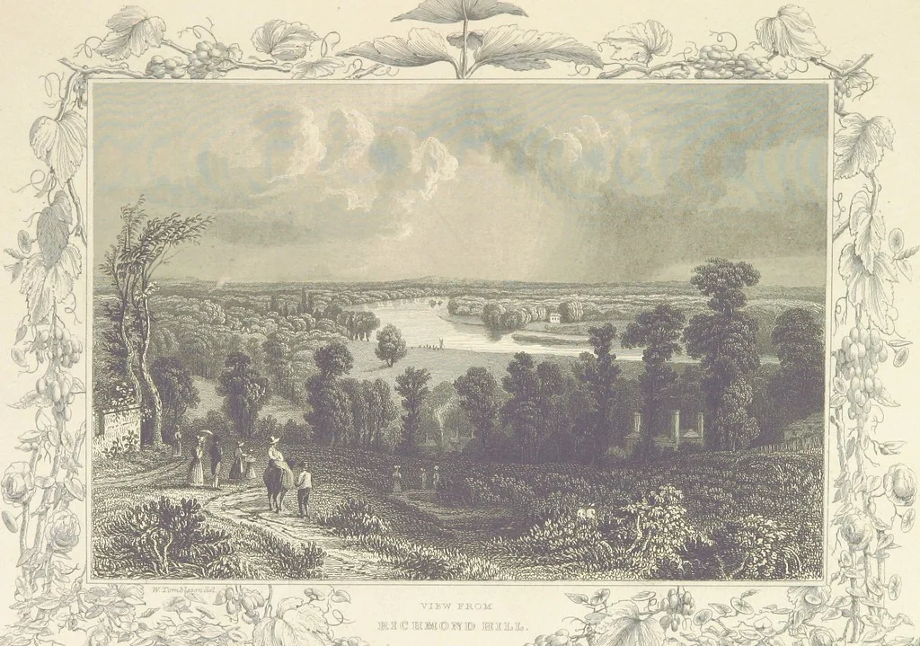 An illustration from Tombleson's Thames. [Plates. German edition. Descriptive text by W. G. Fearnside.] Ger, 1834, leaf 215