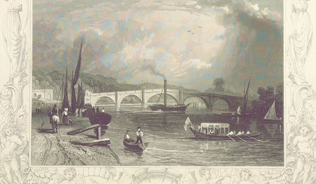 An illustration from Tombleson's Thames. [Plates. German edition. Descriptive text by W. G. Fearnside.] Ger, 1834, leaf 228