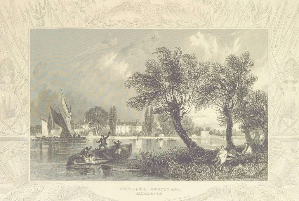 An illustration from Tombleson's Thames. [Plates. German edition. Descriptive text by W. G. Fearnside.] Ger, 1834, leaf 237