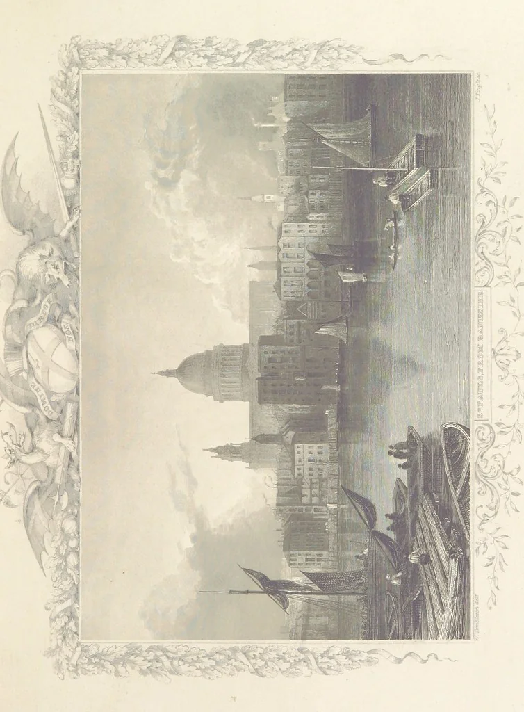An illustration from Tombleson's Thames. [Plates. German edition. Descriptive text by W. G. Fearnside.] Ger, 1834, leaf 271