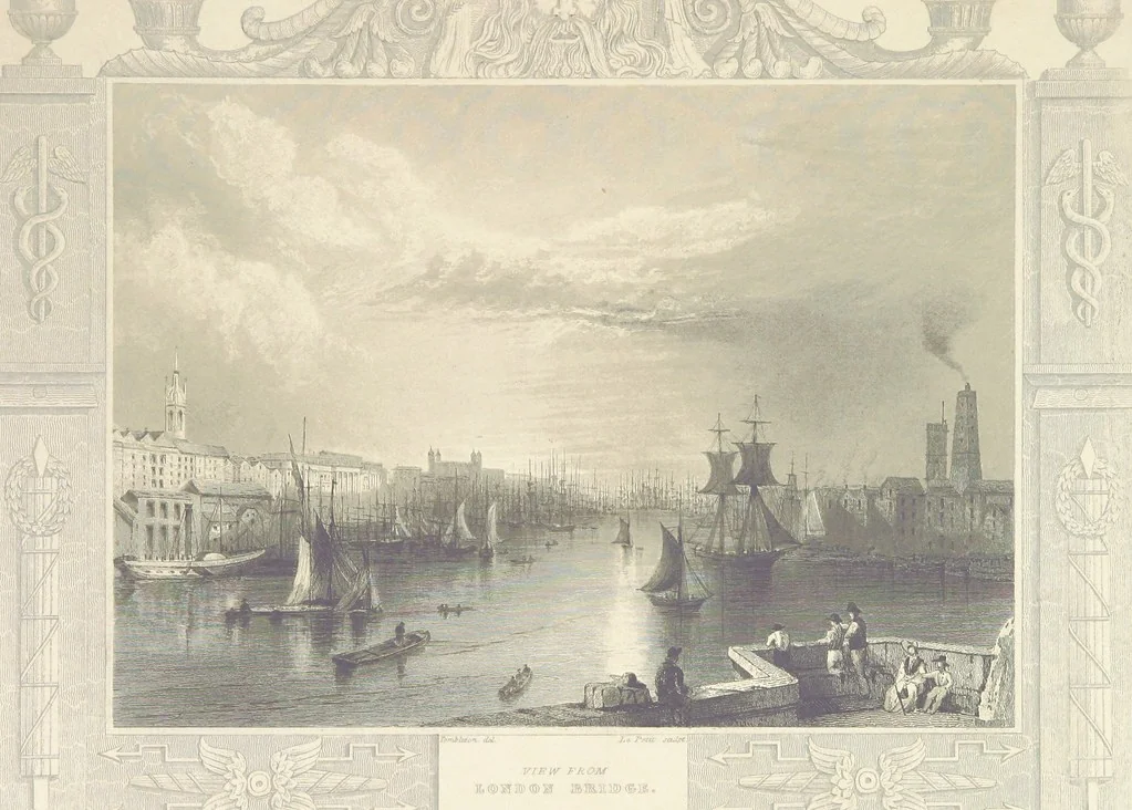 An illustration from Tombleson's Thames. [Plates. German edition. Descriptive text by W. G. Fearnside.] Ger, 1834, leaf 285