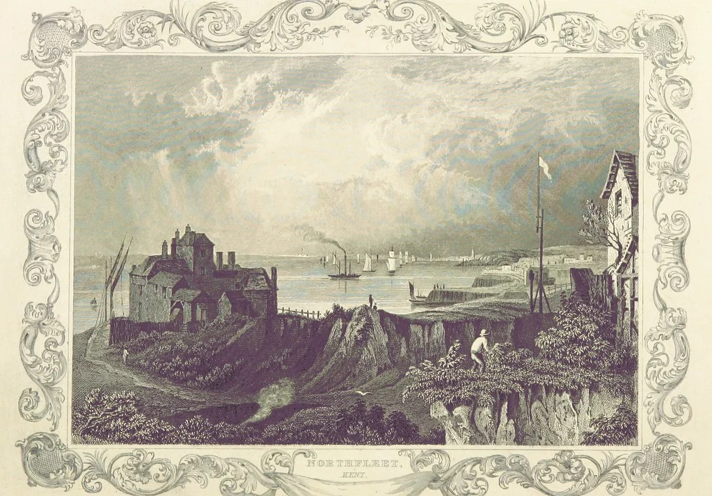 An illustration from Tombleson's Thames. [Plates. German edition. Descriptive text by W. G. Fearnside.] Ger, 1834, leaf 342