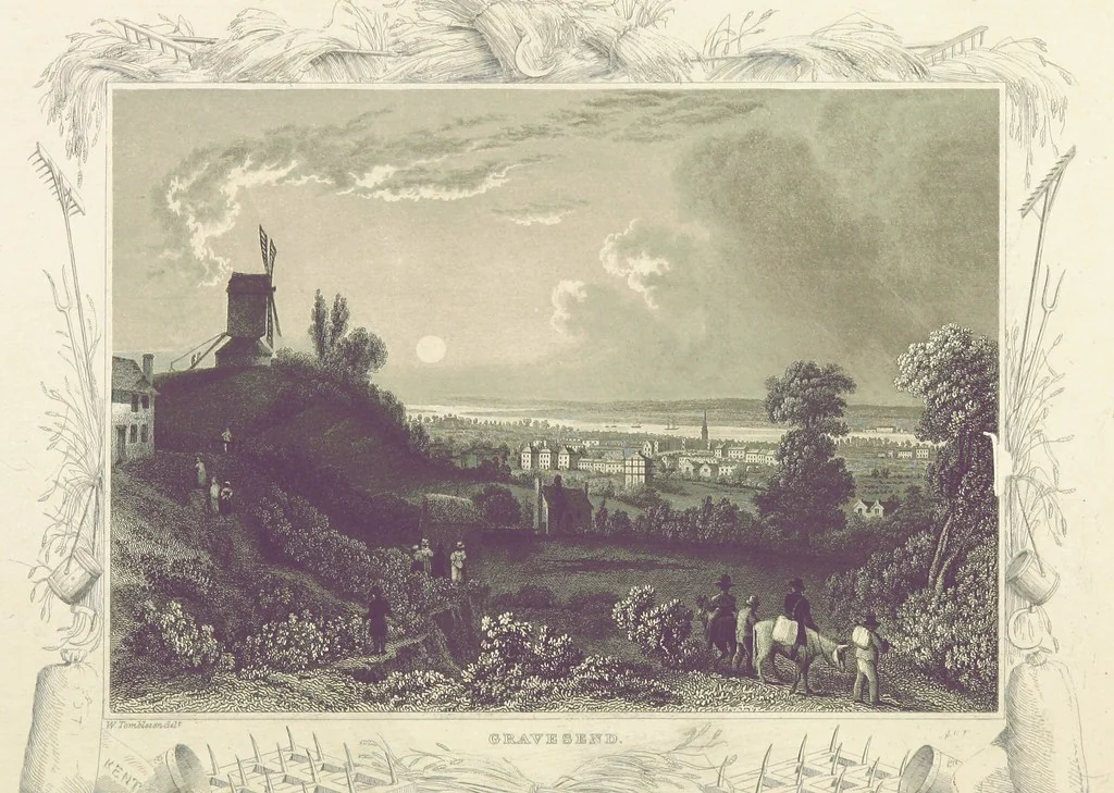 An illustration from Tombleson's Thames. [Plates. German edition. Descriptive text by W. G. Fearnside.] Ger, 1834, leaf 346