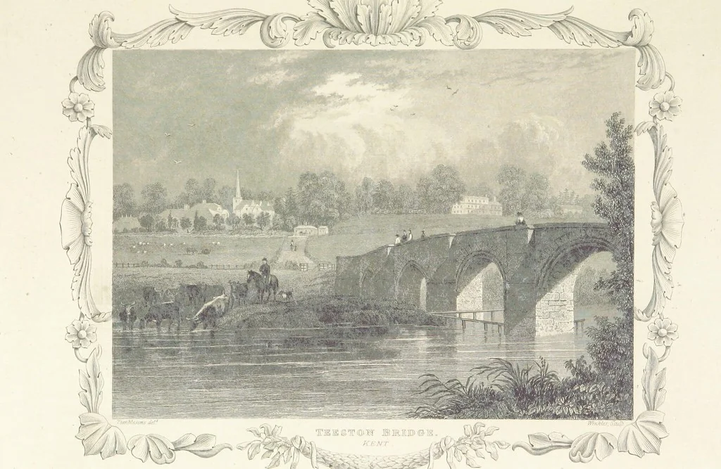An illustration from Tombleson's Thames. [Plates. German edition. Descriptive text by W. G. Fearnside.] Ger, 1834, leaf 380