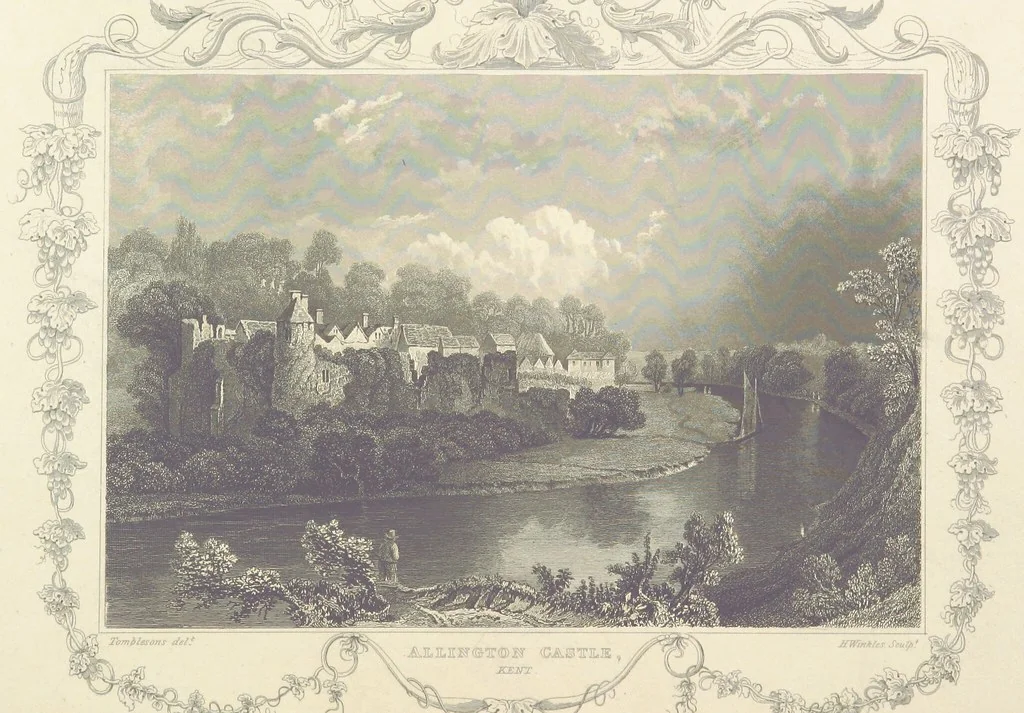 An illustration from Tombleson's Thames. [Plates. German edition. Descriptive text by W. G. Fearnside.] Ger, 1834, leaf 383