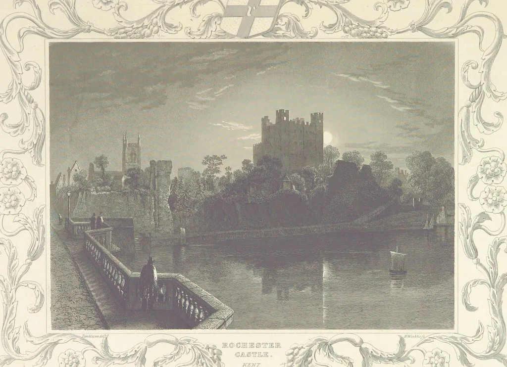 An illustration from Tombleson's Thames. [Plates. German edition. Descriptive text by W. G. Fearnside.] Ger, 1834, leaf 387