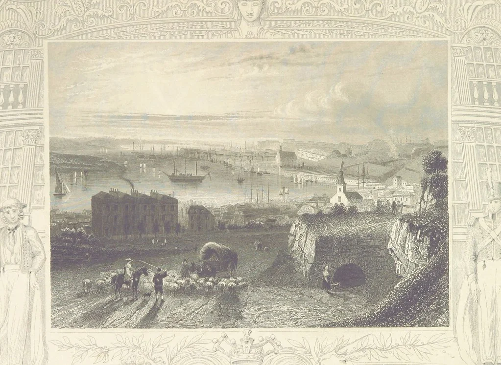 An illustration from Tombleson's Thames. [Plates. German edition. Descriptive text by W. G. Fearnside.] Ger, 1834, leaf 391