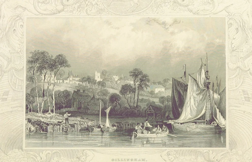 An illustration from Tombleson's Thames. [Plates. German edition. Descriptive text by W. G. Fearnside.] Ger, 1834, leaf 394