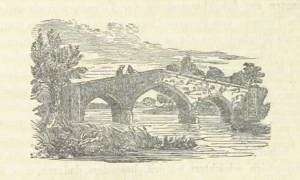 An illustration from Tombleson's Thames. [Plates. German edition. Descriptive text by W. G. Fearnside.] Ger, 1834, leaf 44