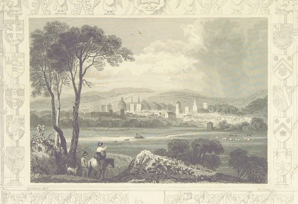 An illustration from Tombleson's Thames. [Plates. German edition. Descriptive text by W. G. Fearnside.] Ger, 1834, leaf 65