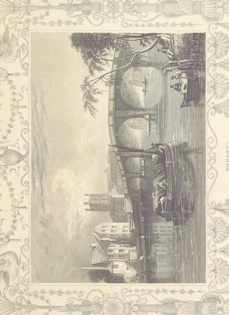 An illustration from Tombleson's Thames. [Plates. German edition. Descriptive text by W. G. Fearnside.] Ger, 1834, leaf 95