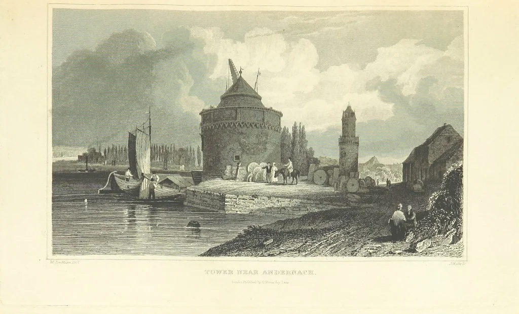 An illustration from Tombleson's Views of the Rhine. Edited by W. G. Fearnside. [With plates, 1832, leaf 155