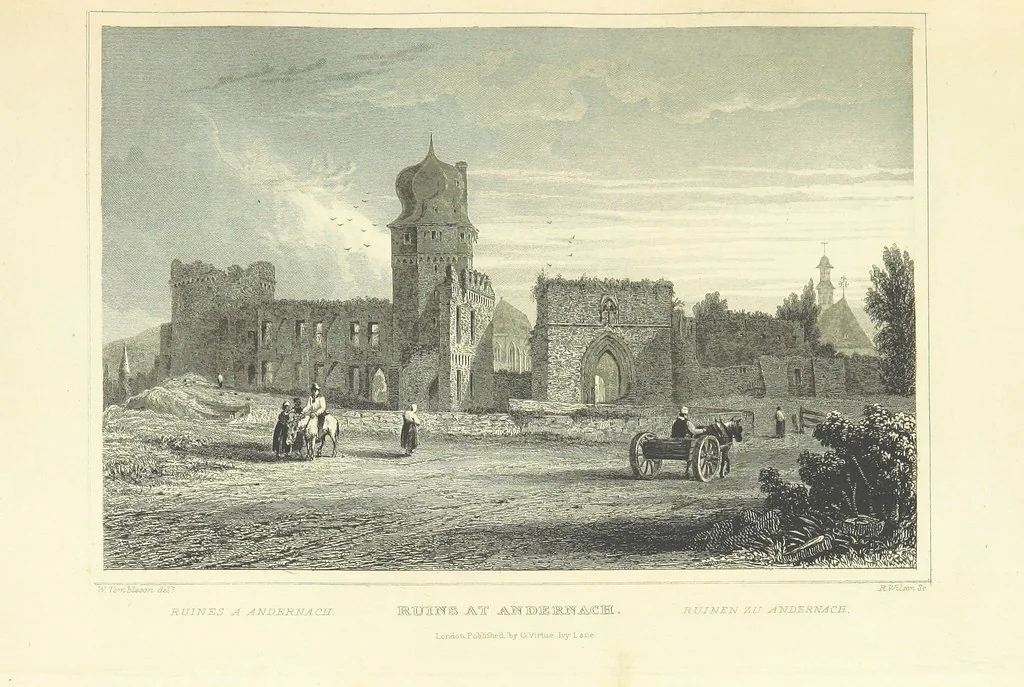 An illustration from Tombleson's Views of the Rhine. Edited by W. G. Fearnside. [With plates, 1832, leaf 157