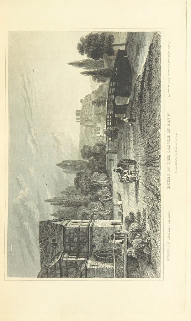 An illustration from Tombleson's Views of the Rhine. Edited by W. G. Fearnside. [With plates, 1832, leaf 173