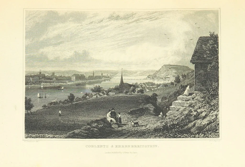 An illustration from Tombleson's Views of the Rhine. Edited by W. G. Fearnside. [With plates, 1832, leaf 179