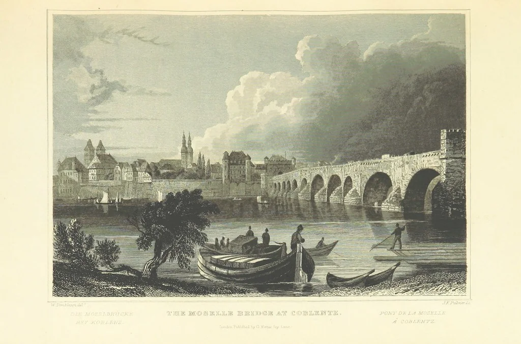 An illustration from Tombleson's Views of the Rhine. Edited by W. G. Fearnside. [With plates, 1832, leaf 189