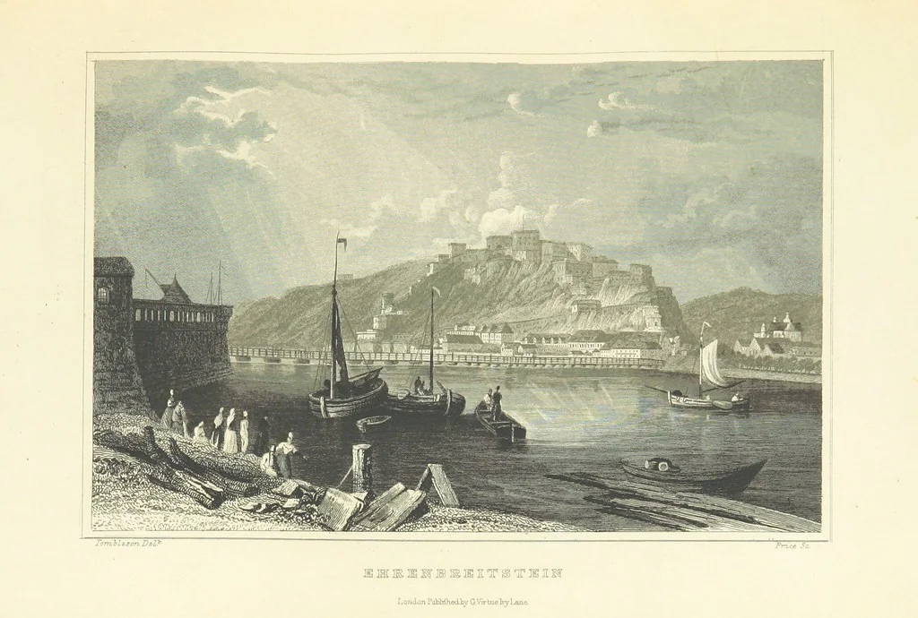 An illustration from Tombleson's Views of the Rhine. Edited by W. G. Fearnside. [With plates, 1832, leaf 195
