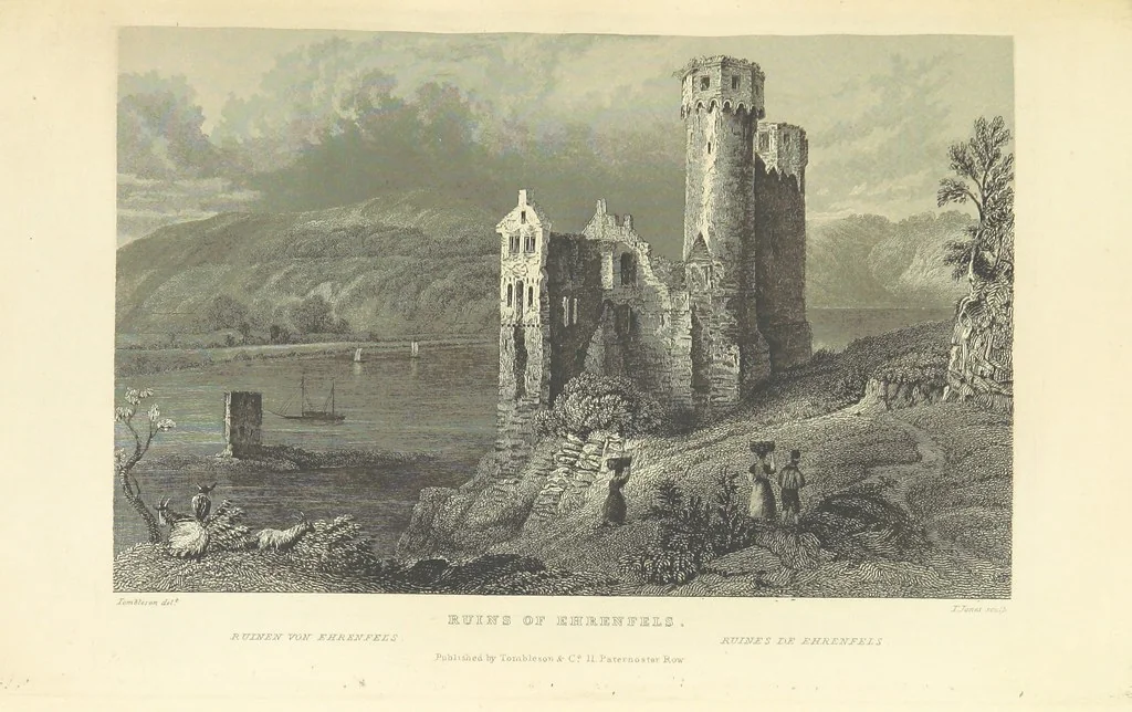 An illustration from Tombleson's Views of the Rhine. Edited by W. G. Fearnside. [With plates, 1832, leaf 279