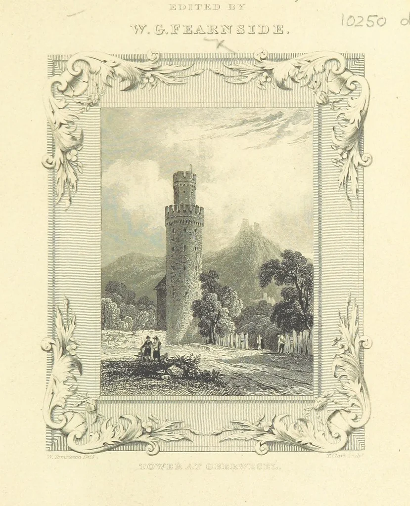An illustration from Tombleson's Views of the Rhine. Edited by W. G. Fearnside. [With plates, 1832, leaf 7
