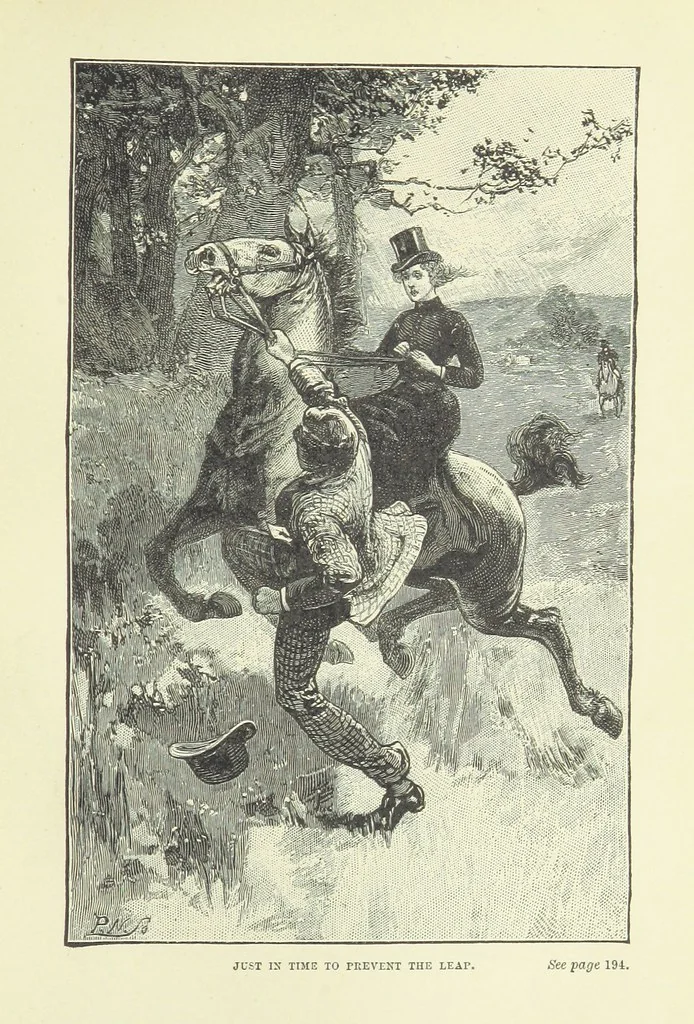 An illustration from In Fellowship; or, the possibilities of influence. [A story.] By the author of “Brotherhood.”, 1890, leaf 199