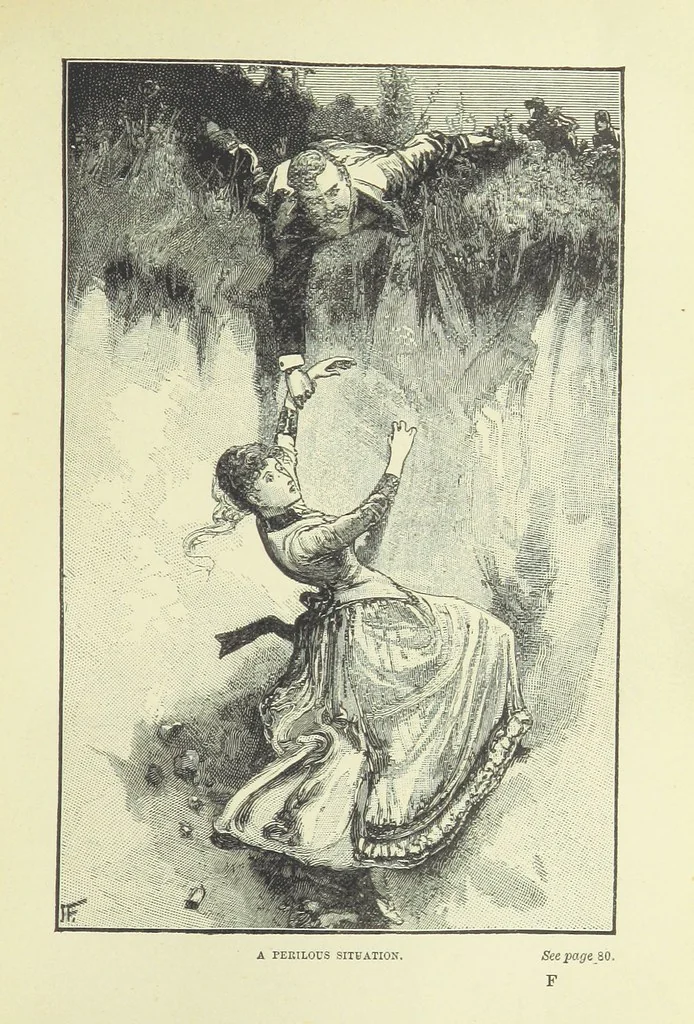 An illustration from In Fellowship; or, the possibilities of influence. [A story.] By the author of “Brotherhood.”, 1890, leaf 85