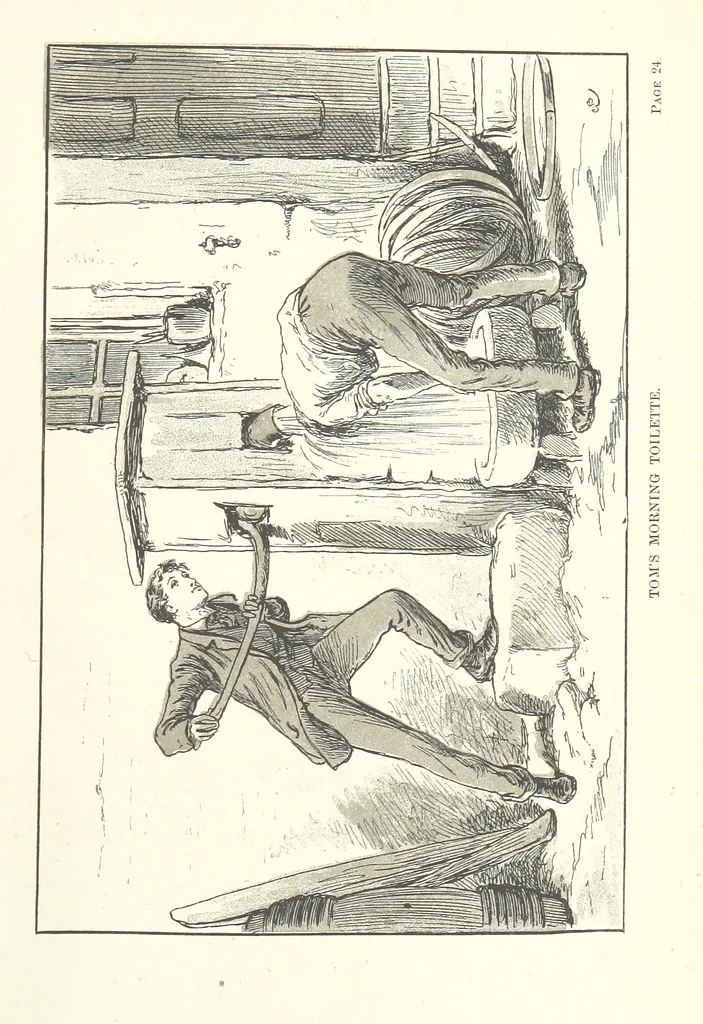 An illustration from The Golden Magnet: a tale of the Land of the Incas, etc, 1884, leaf 31